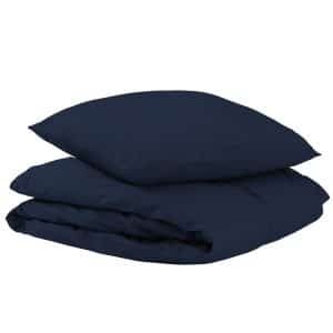 Unikka sengetøj 070x100 mørkeblå satin