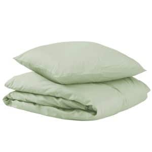 Unikka sengetøj 240x220 lysgrøn satin