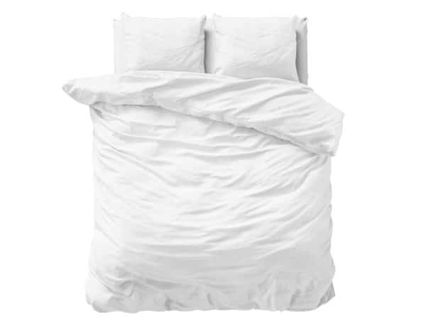 Uni Satin sengesæt, hvid 200 x 200/220