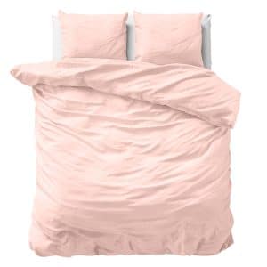 Uni Satin sengesæt, pink 240 x 200/220